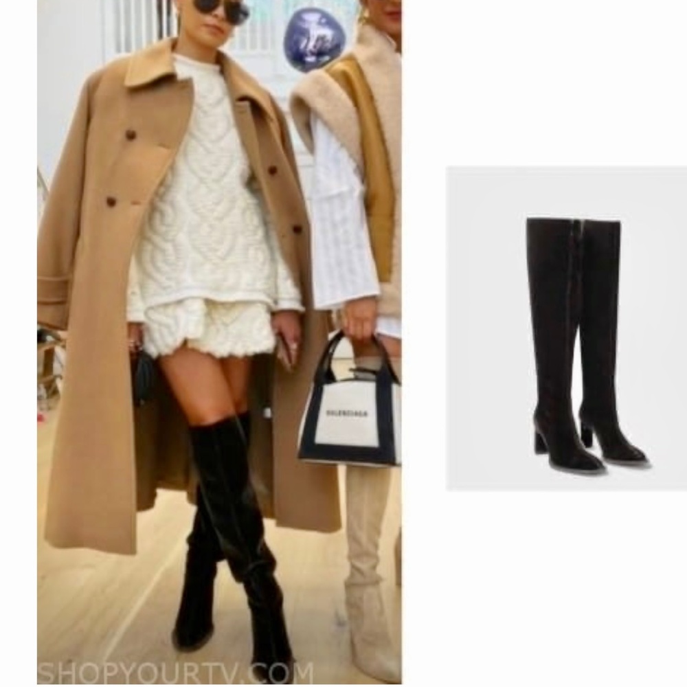 Tamara Mellon Brown velvet Heeled Boots size 38